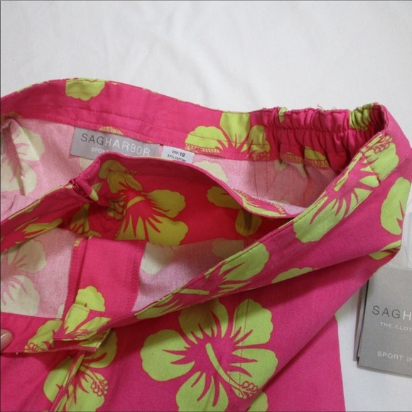 SAG HARBOR Floral Skort NWT Size 18 - Picture 6 of 8